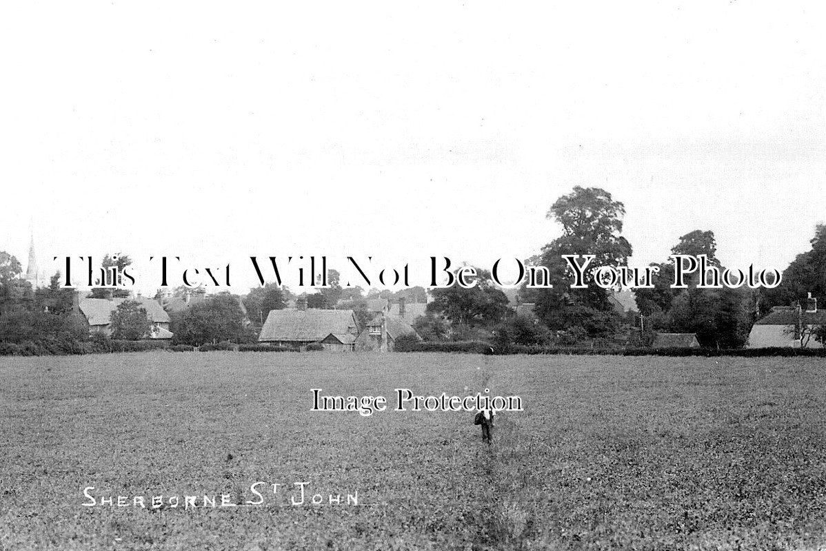 HA 4624 - Sherborne St John, Hampshire c1908
