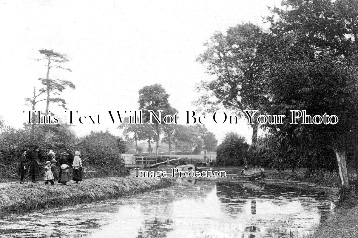 HA 4650 - Basingstoke Canal Swing Bridge, North Warnborough c1906