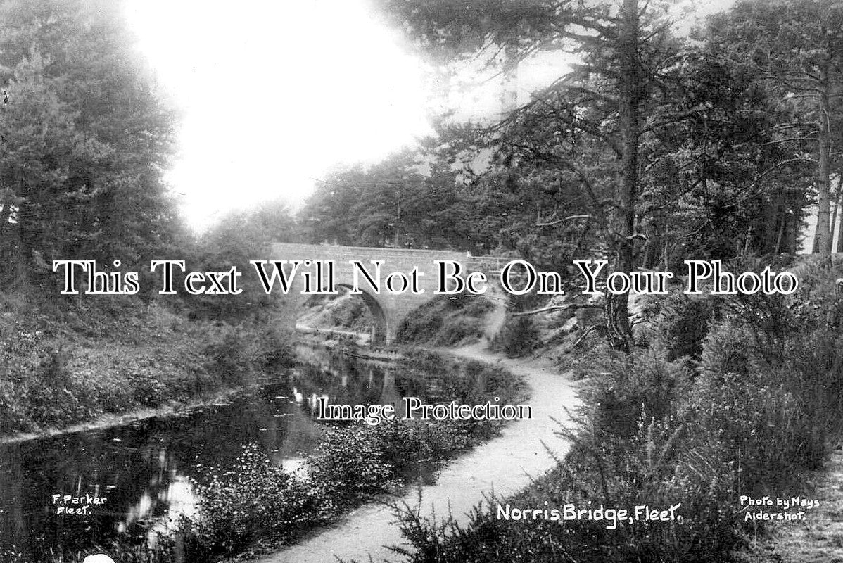 HA 4704 - Norris Bridge, Fleet, Hampshire c1912