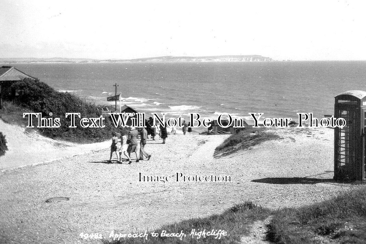 HA 4743 - Approach To Beach, Highcliffe On Sea, Hampshire