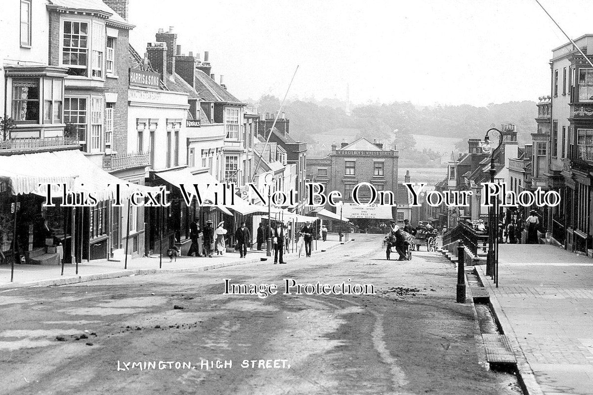 HA 4751 - High Street, Lymington, Hampshire c1910