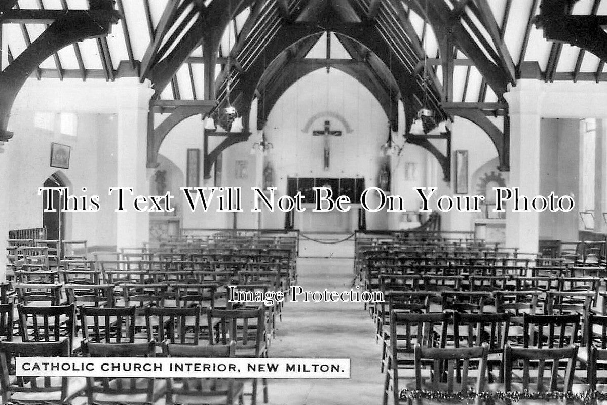 HA 4767 - Catholic Church Interior, New Milton, Hampshire