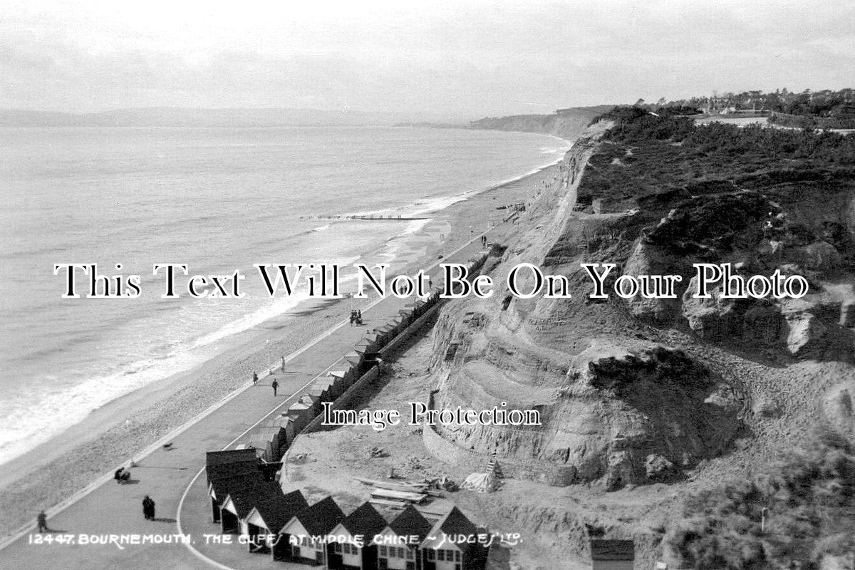 HA 4803 - The Cliff At Middle Chine, Bournemouth, Hampshire
