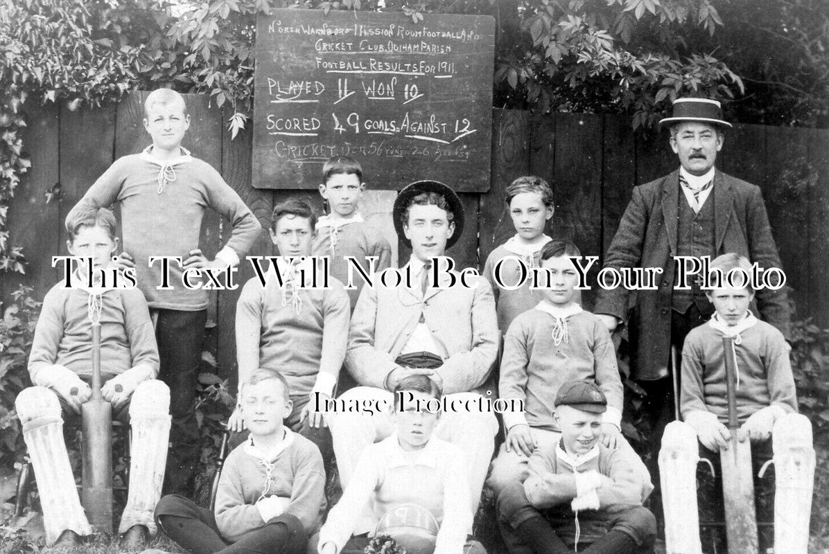 HA 4805 - North Warnborough Cricket Club, Hampshire 1911