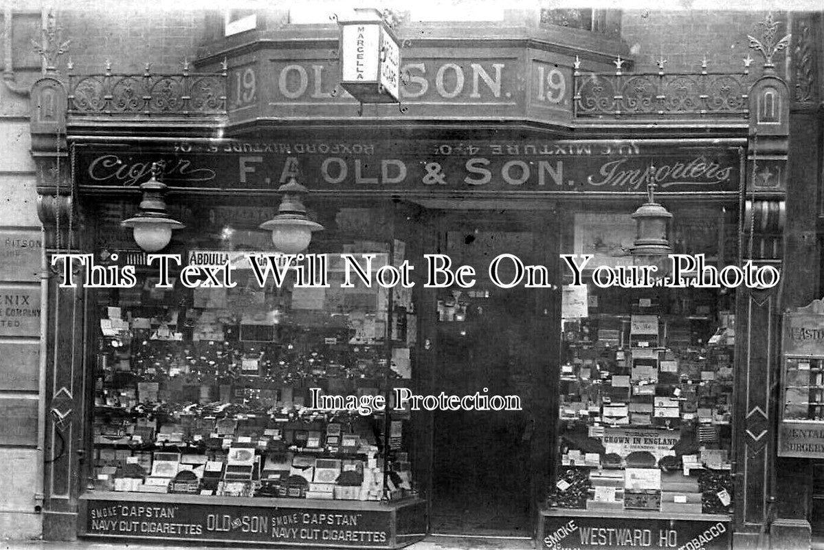 HA 4846 - FA Old & Son Tobacco Shop, Above Bar, Southampton, Hampshire