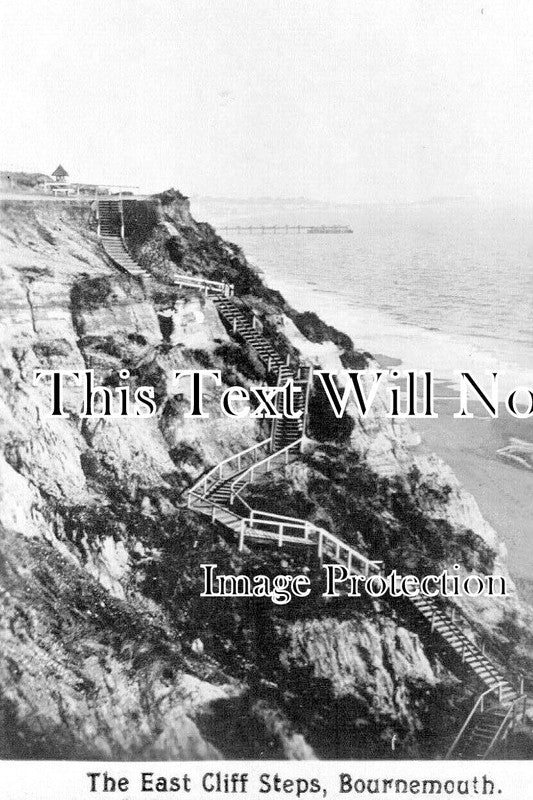HA 4848 - The East Cliff Steps, Bournemouth, Hampshire