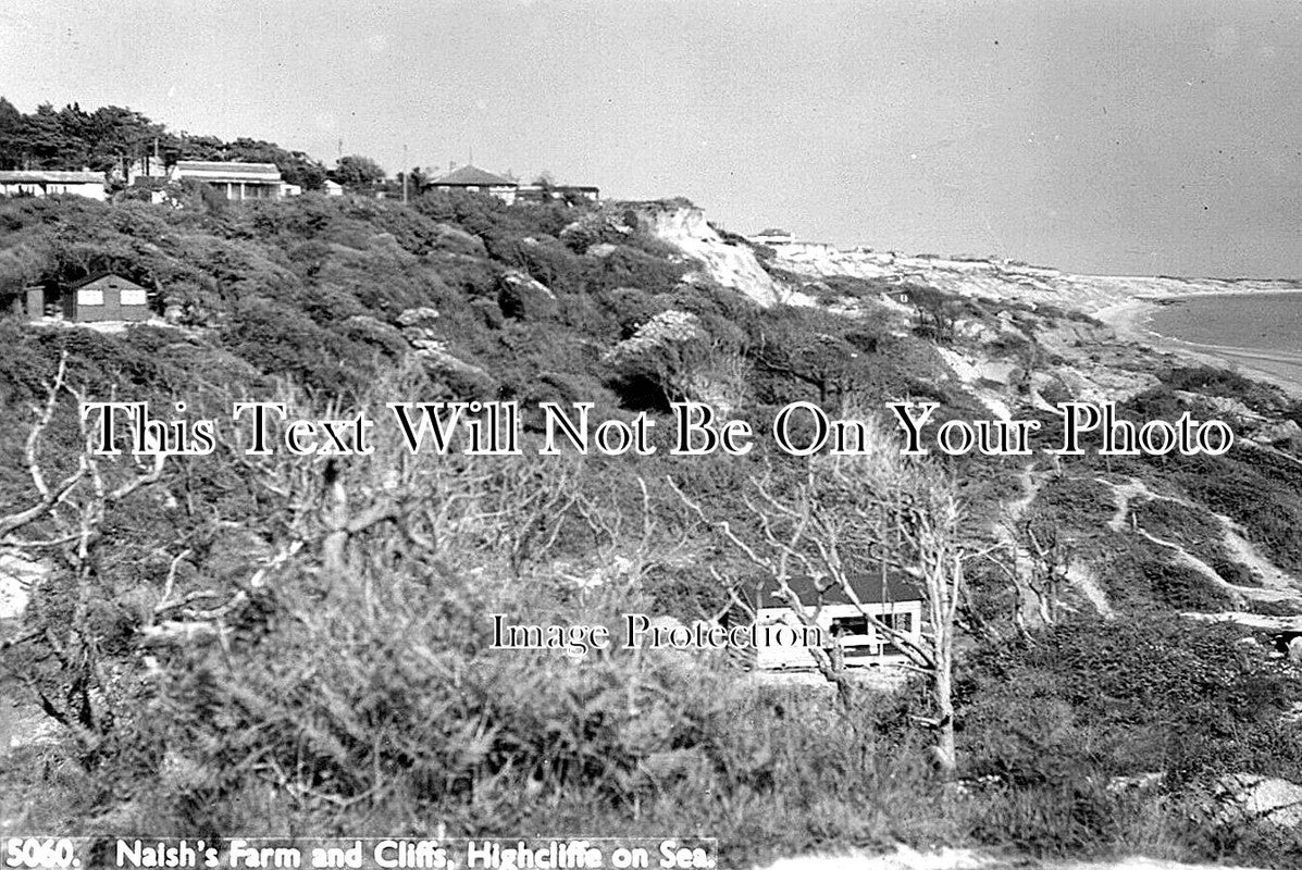 HA 4868 - Naish's Farm & Cliffs, Highcliffe On Sea, Hampshire