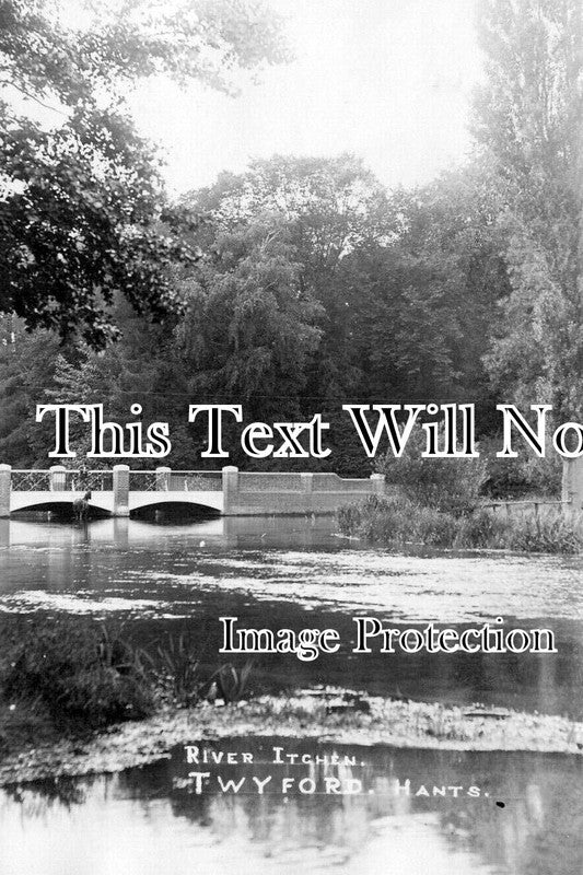 HA 4919 - River Itchen, Twyford, Hampshire c1906