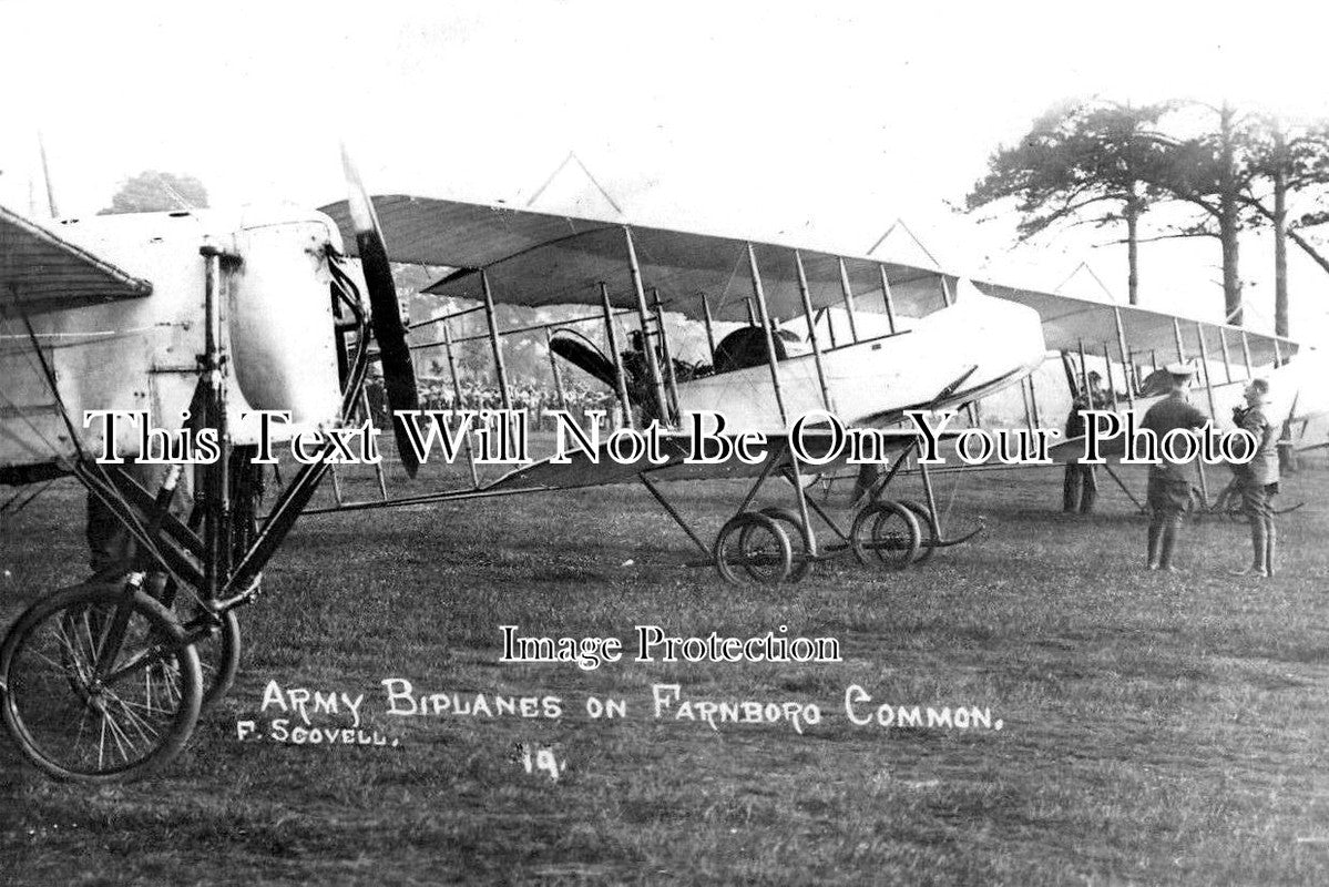 HA 5047 - Army Biplanes On Farnborough Common, Hampshire