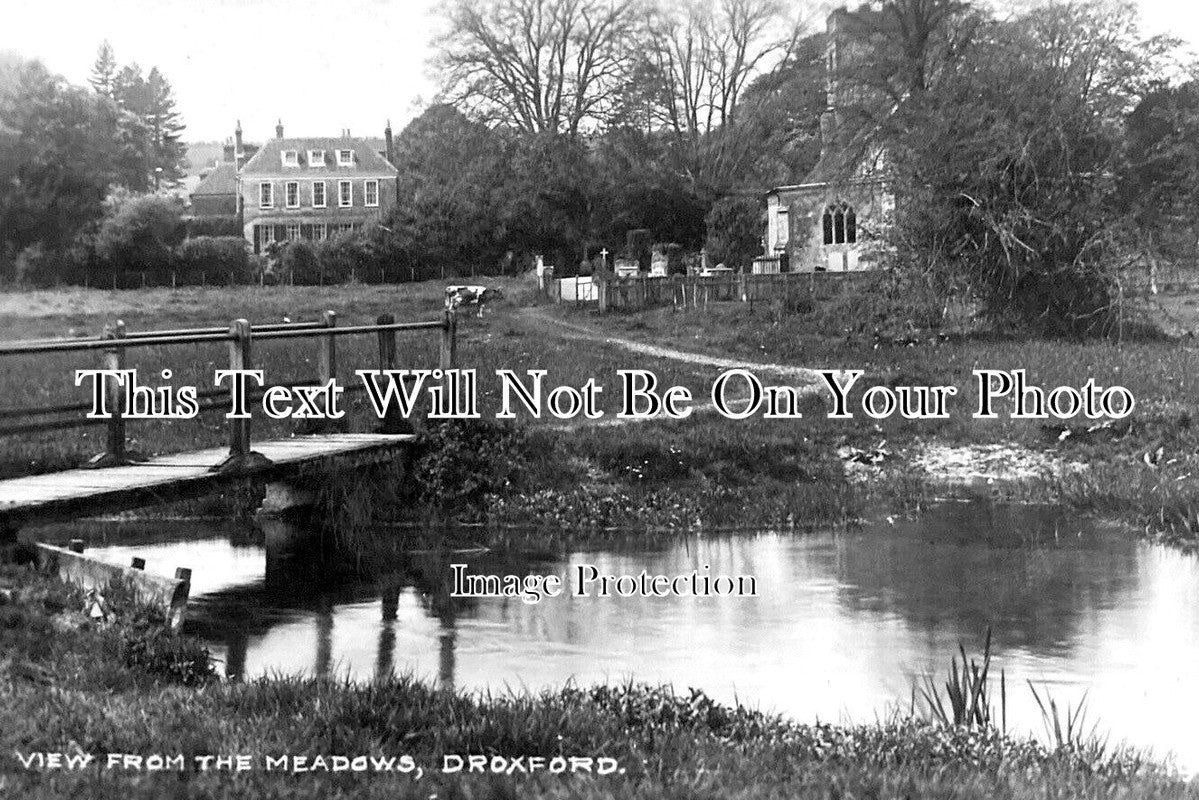 HA 5148 - View From The Meadows, Droxford, Hampshire c1936