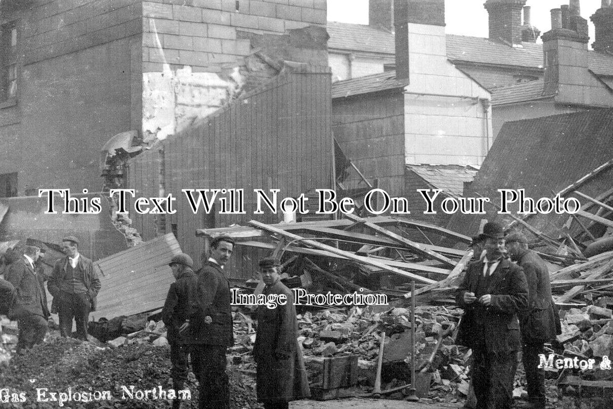 HA 5245 - Gas Explosion At Northam, Southampton, Hampshire
