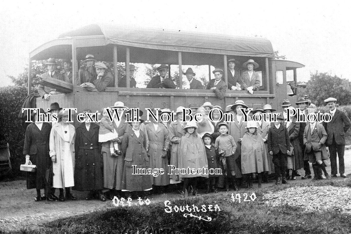 HA 5370 - Off To Southsea, Hampshire 1920