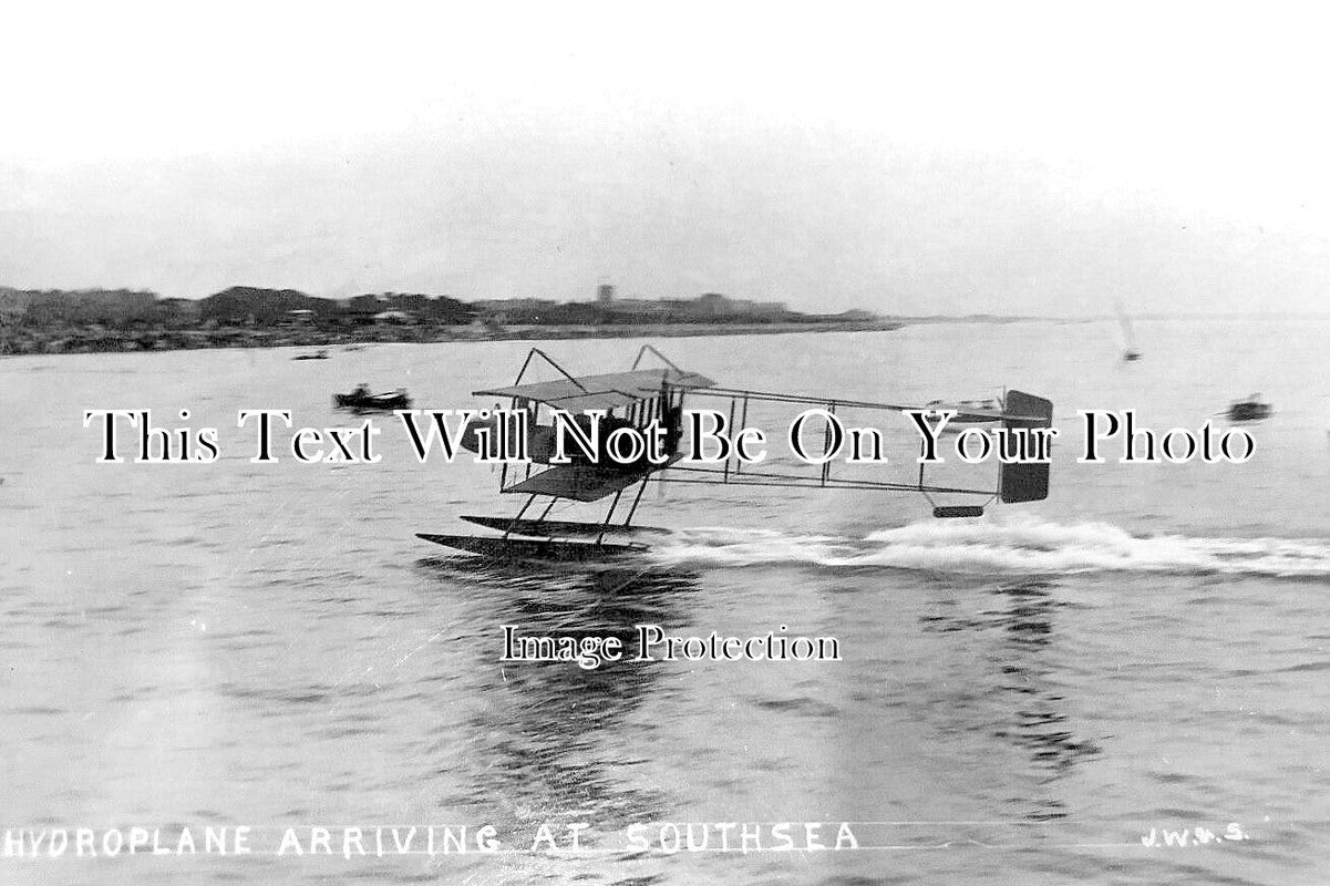 HA 5371 - Aeroplane Arriving At Southsea, Hampshire