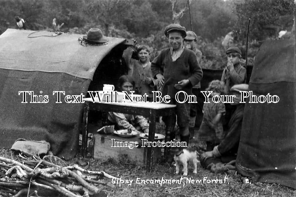 HA 538 - Gipsy Encampment, New Forest, Hampshire