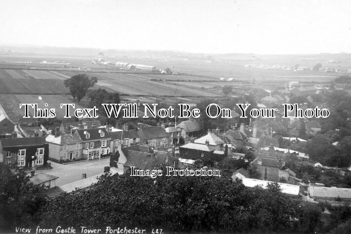 HA 5588 - View From Castle Tower, Portchester, Hampshire