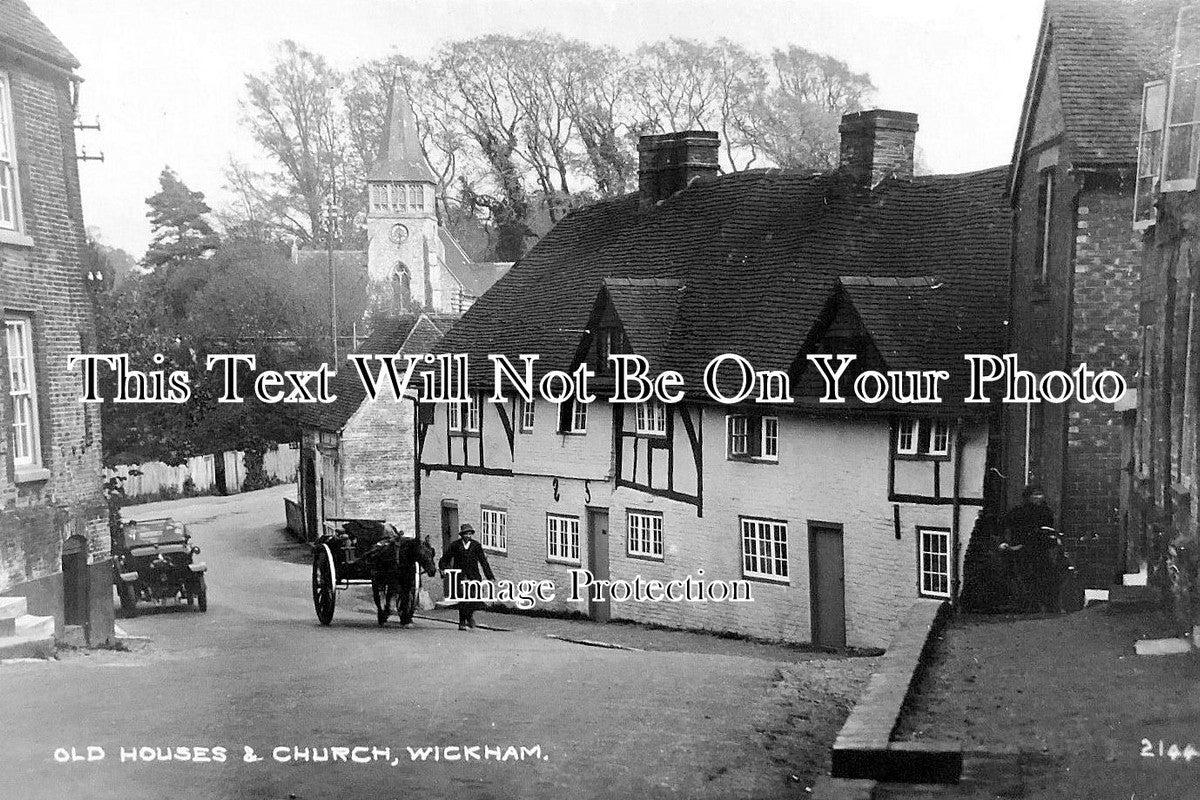 HA 5630 - Old Houses & Church, Wickham, Hampshire