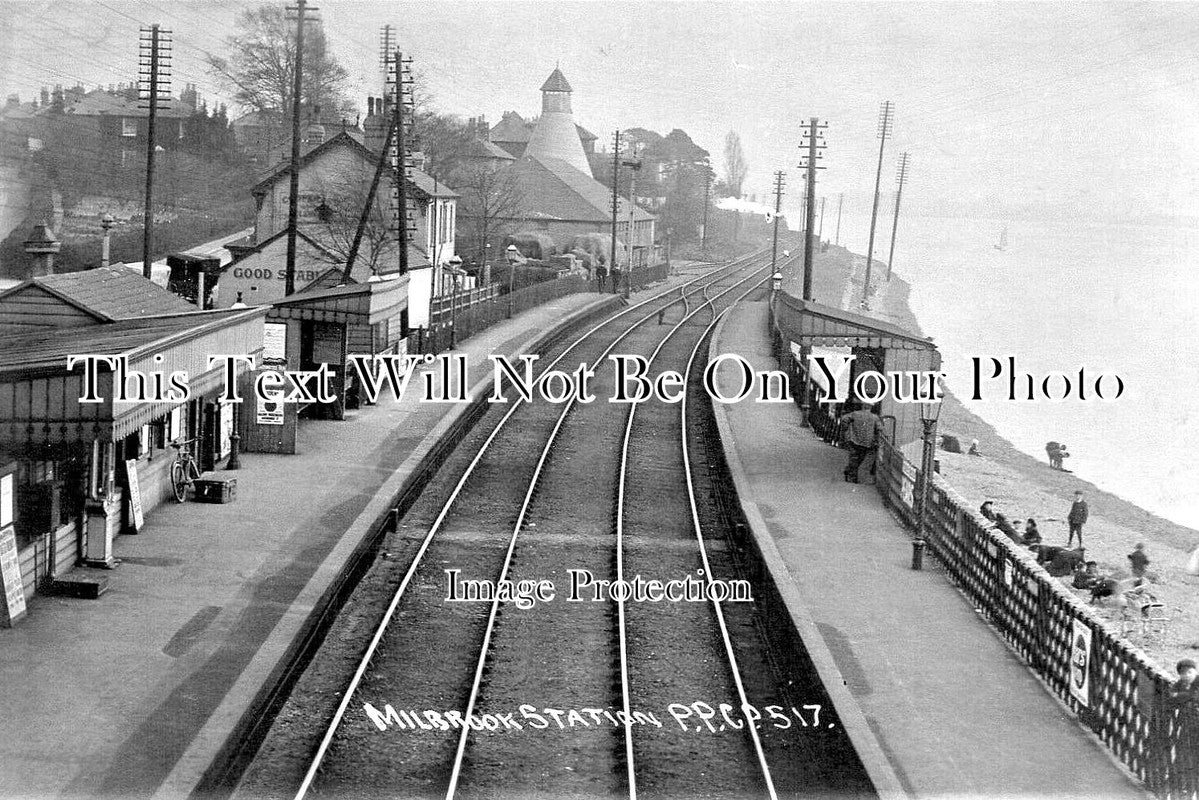 HA 5724 Millbrook Railway Station, Hampshire c1907 JB Archive