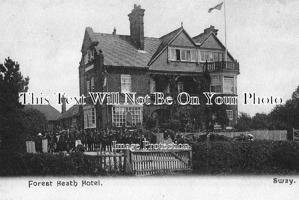 HA 772 - Forest Heath Hotel, Sway, Hampshire c1905