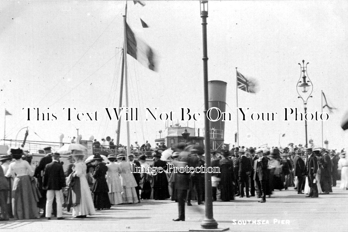 HA 773 - Southsea Pier & Steamship, Hampshire