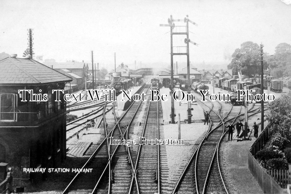HA 884 - Havant Railway Station, Hampshire c1906