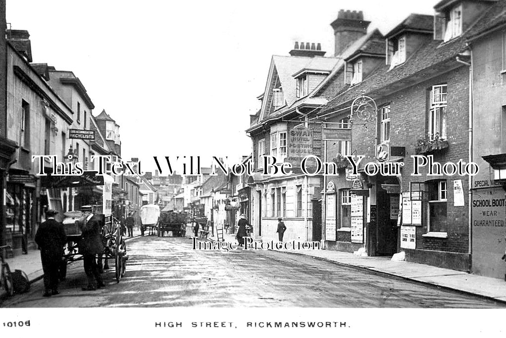 HF 1969 The Swan Hotel, High Street, Rickmansworth, Hertfordshire