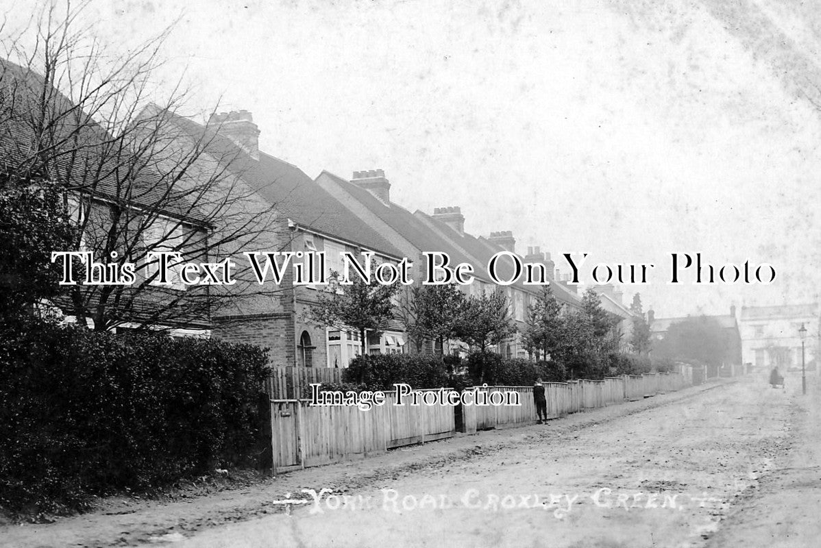 HF 582 - York Road, Croxley Green, Rickmansworth, Hertfordshire c1913