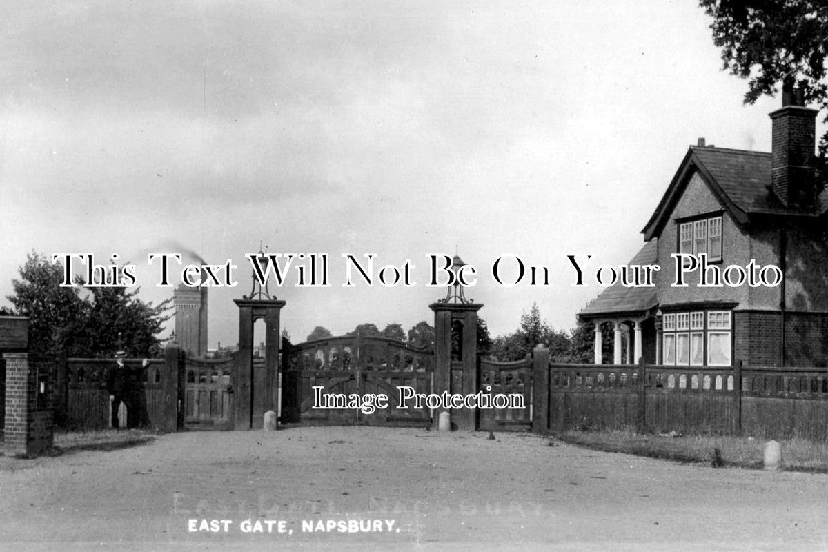 HF 711 Napsbury Asylum, East Gate, WW1 Hospital, Hertfordshire JB