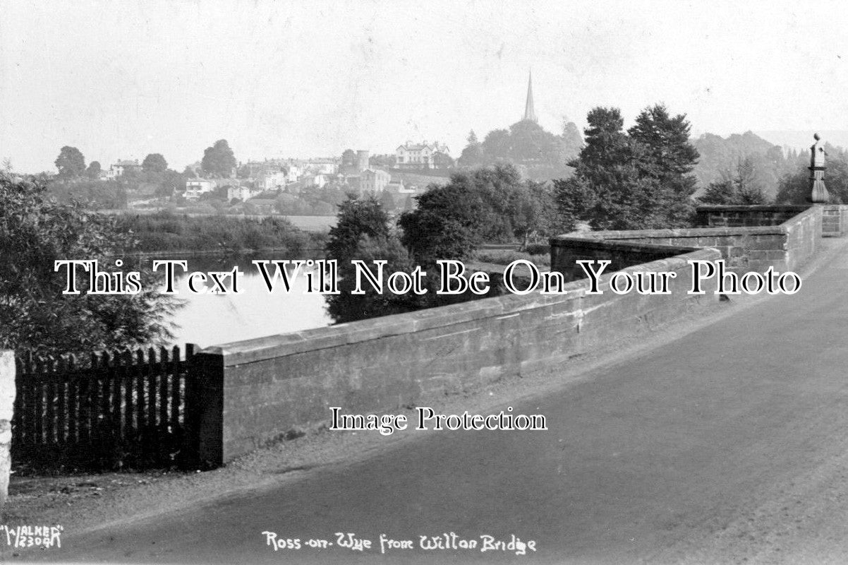 HR 234 - Ross On Wye From Wilton Bridge, Herefordshire