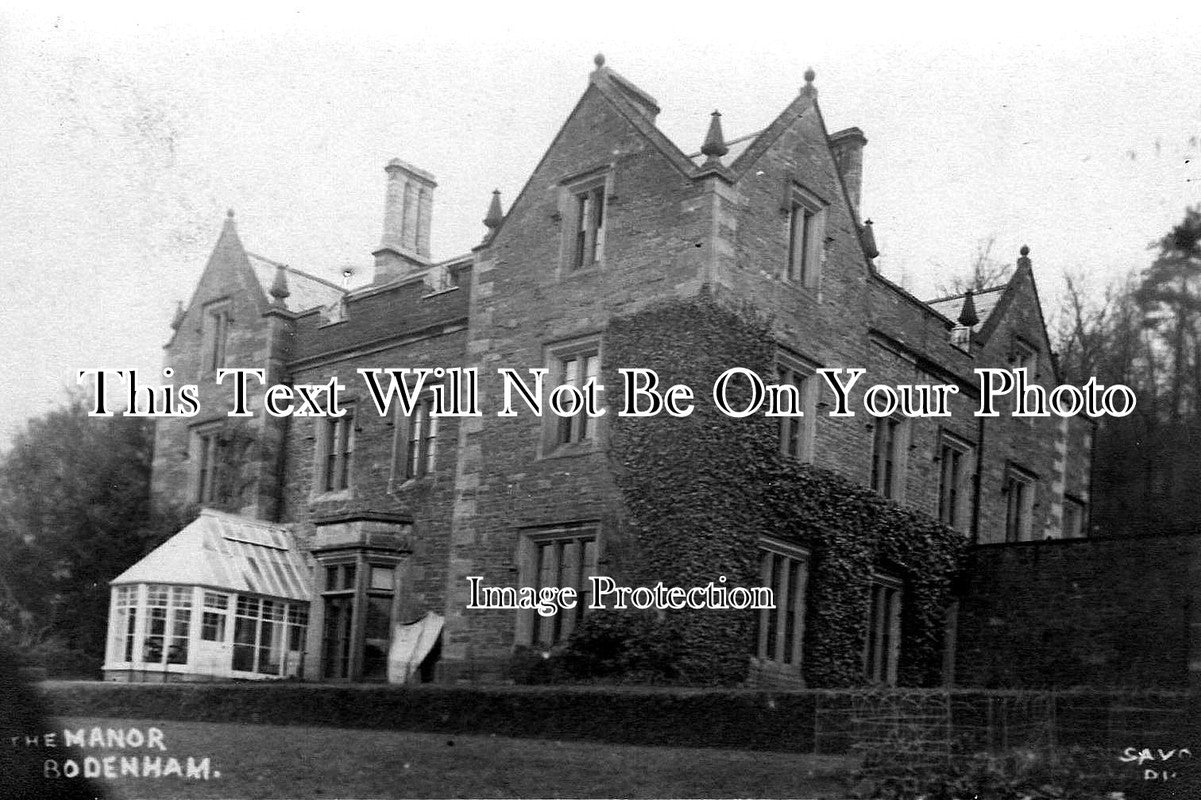HR 247 - Bodenham Manor, Hereford, Herefordshire c1920
