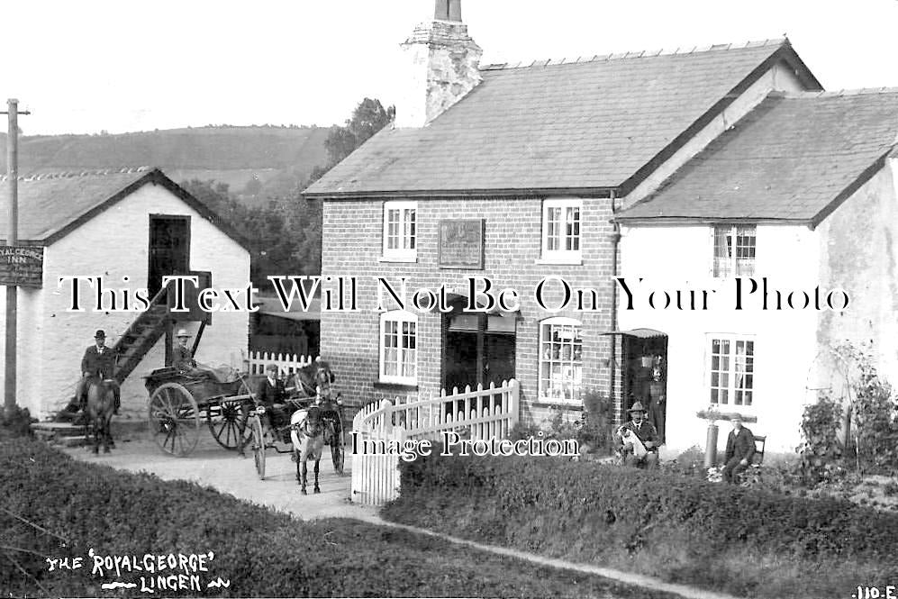 HR 298 - The Royal George Pub, Lingen, Herefordshire c1908