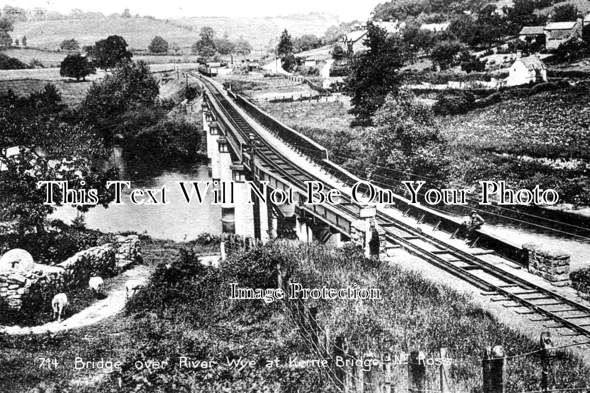 HR 371 - Railway Bridge Over River Wye At Kerne Bridge, Herefordshire