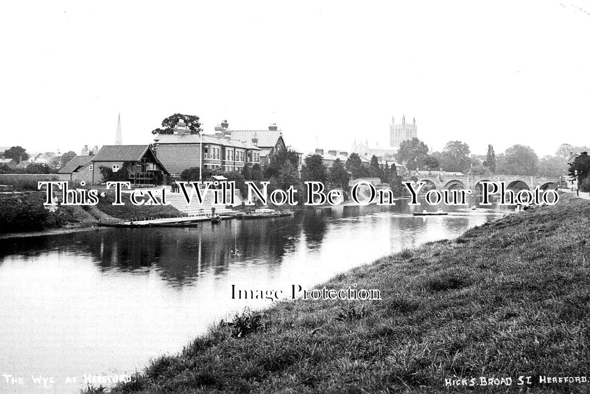 HR 446 - The Wye At Hereford, Broad Street, Herefordshire