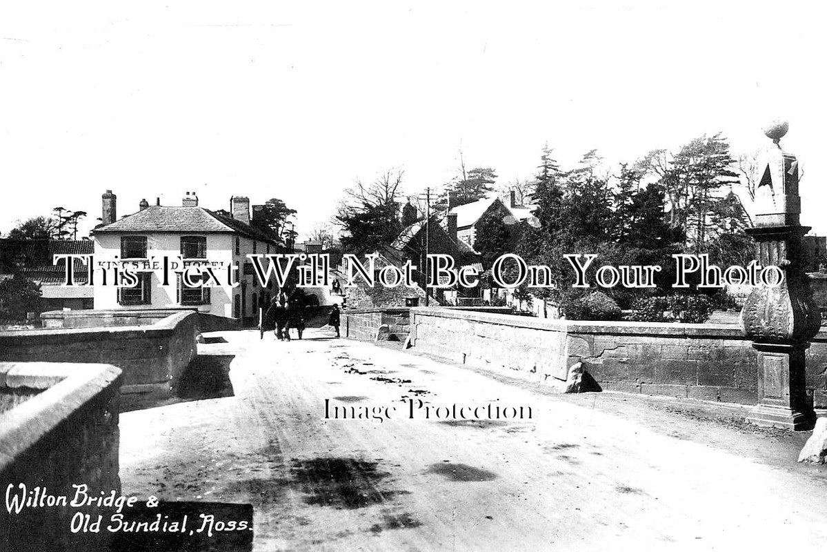 HR 455 - Wilton Bridge & Old Sundial, Herefordshire