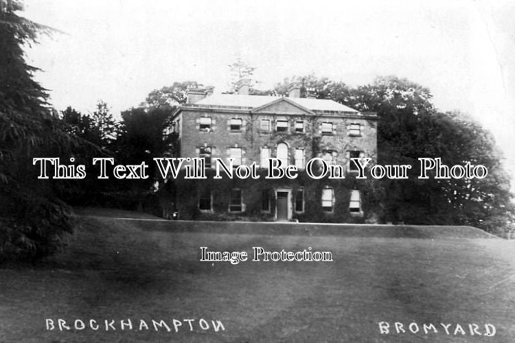 HR 57 - Brockhampton Hall, Herefordshire c1909
