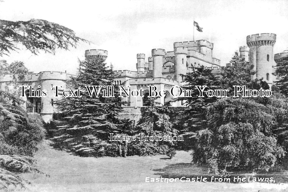 HR 879 - Eastnor Castle From The Lawns, Hereford, Herefordshire