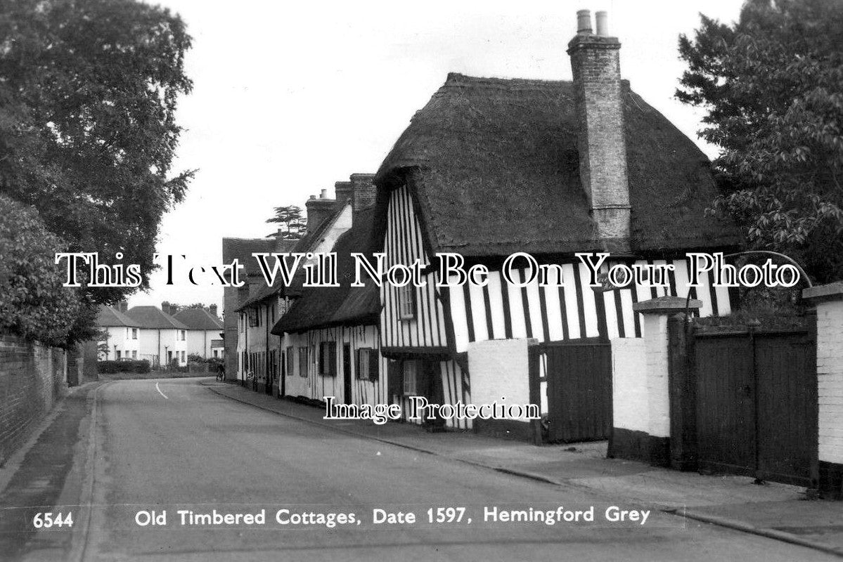HU 311 Old Timbered Cottages, Hemingford Grey, Cambridgeshire JB