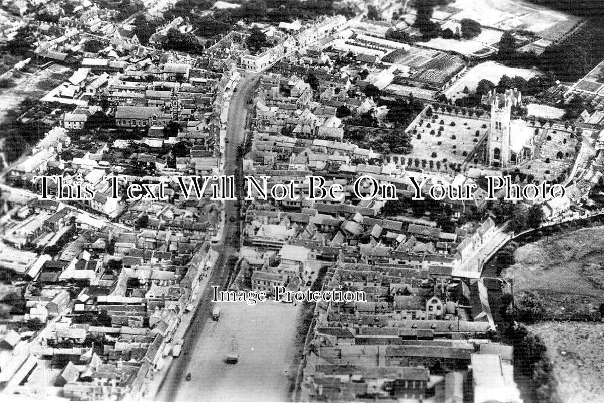 HU 316 - Aerial View Of St Neots, Cambridgeshire