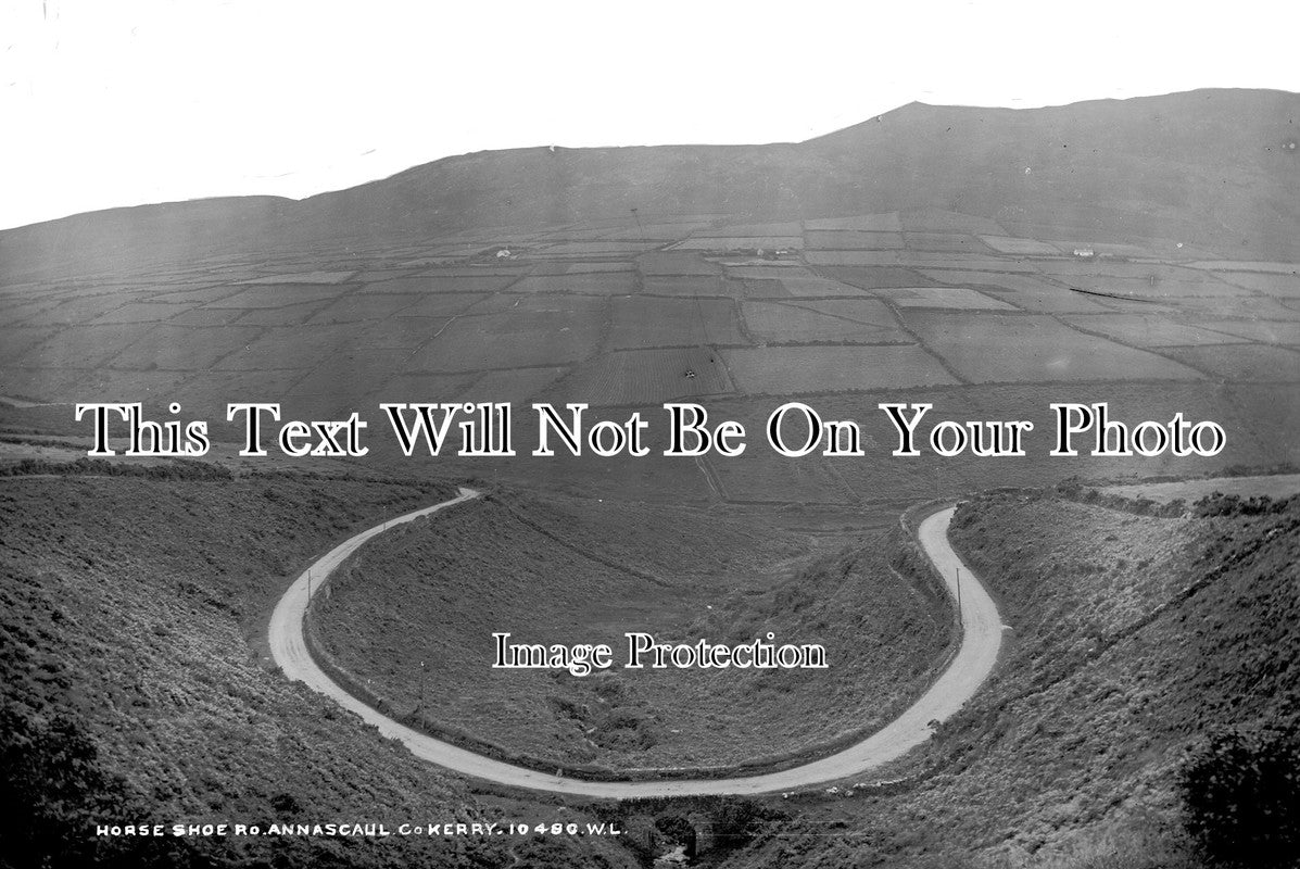 IE 57 - Horse Shoe Road, Annascaul, County Kerry, Ireland c1890