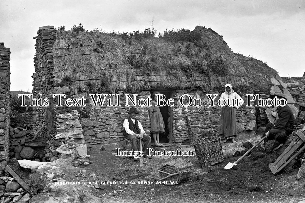IE 81 - Mountain Stage, Glenbeigh, County Kerry, Ireland c1880