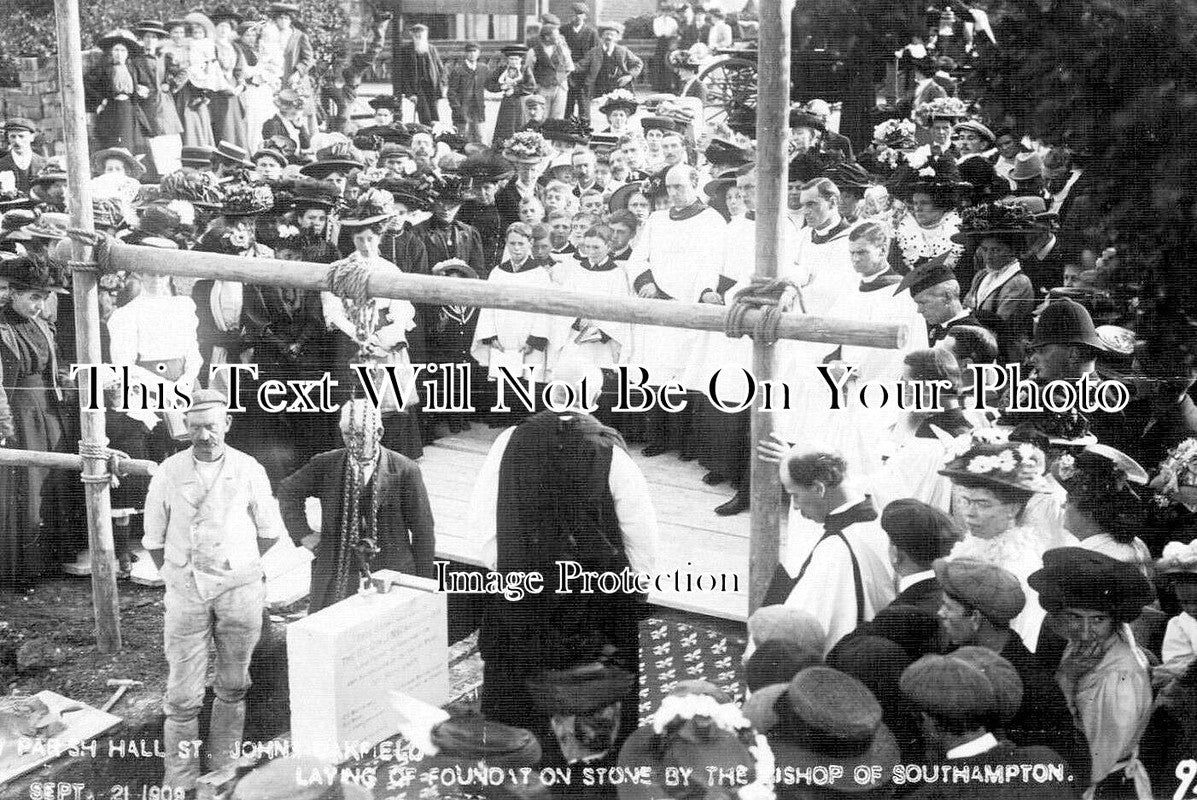 IO 609 Parish Hall Foundation Stone, Oakfield, Ryde, Isle Of Wight