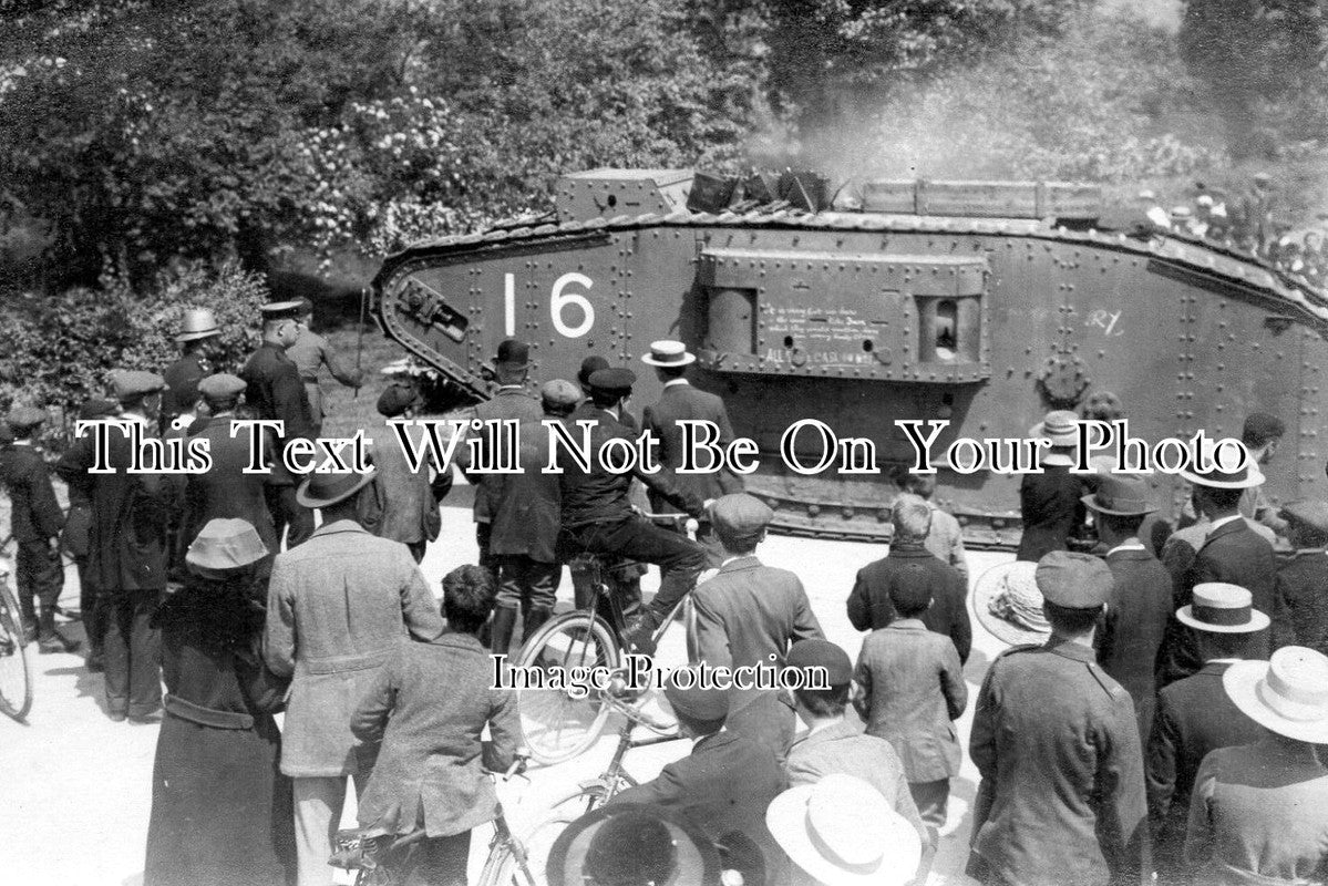 KE 1189 - First World War Tank, Canterbury, Kent WW1