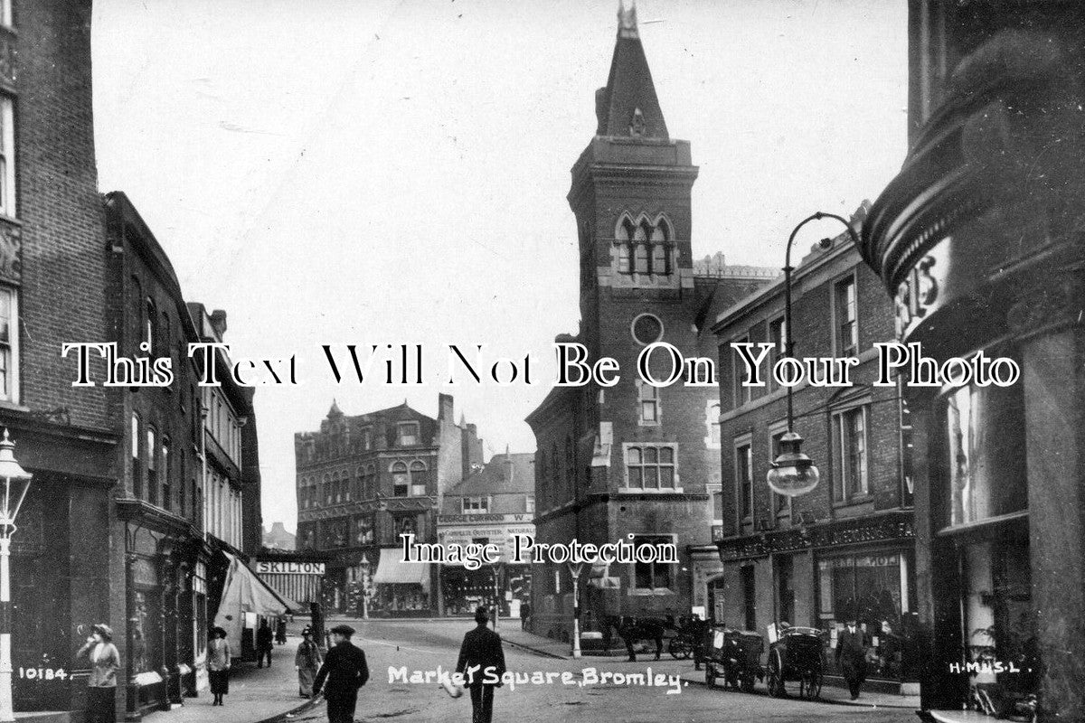 KE 1241 - Bromley Market Square, Kent c1910