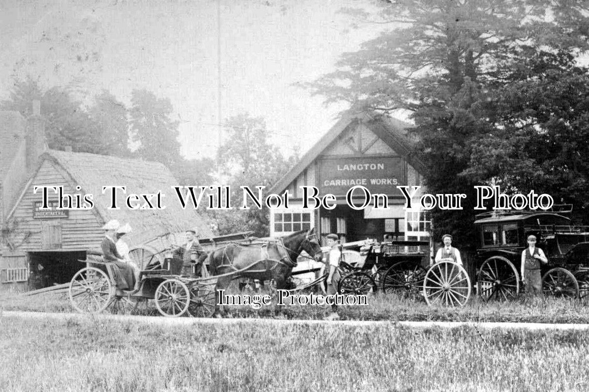 KE 1314 - Langton Carriage Works, Tunbridge Wells, Kent c1909