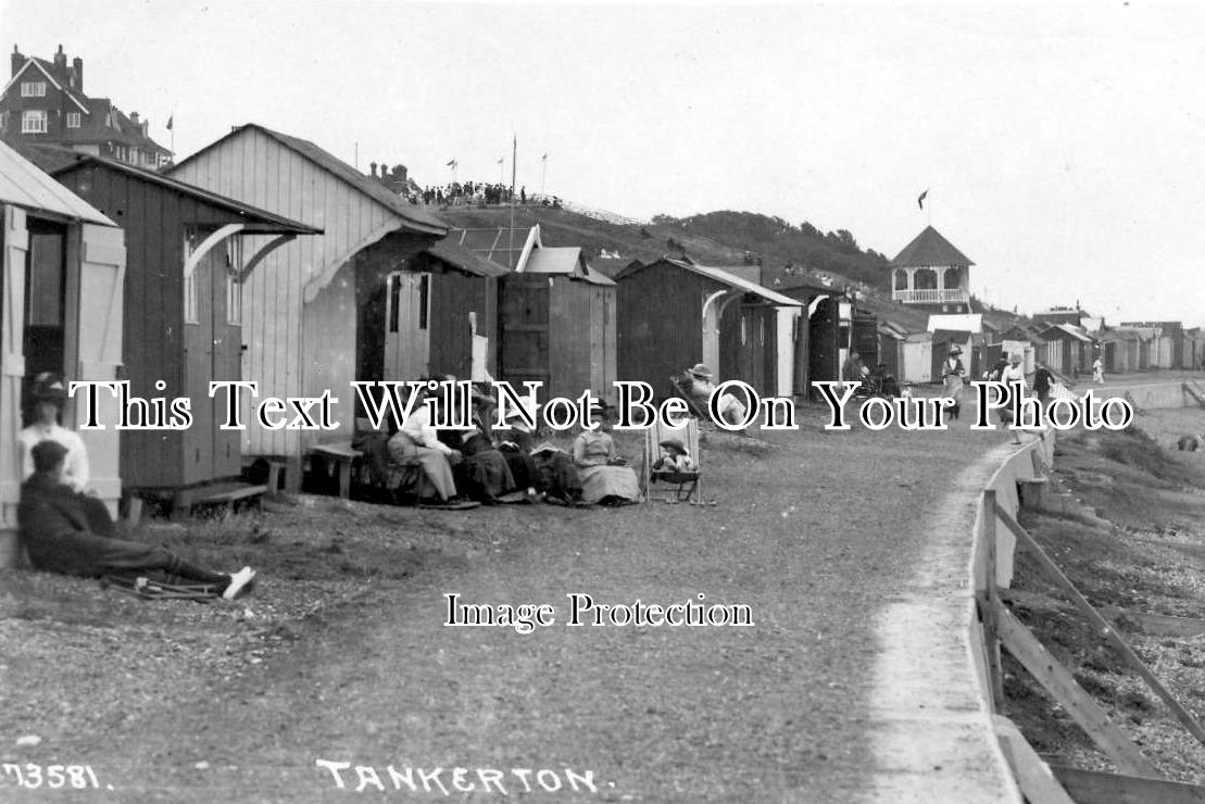 KE 1363 - Tankerton Beach Huts, Whitstable, Kent c1920