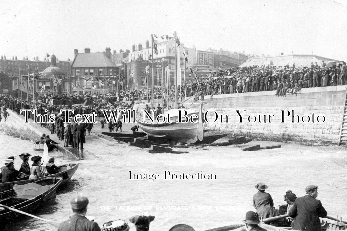 KE 1434 - The Launch Of Ramsgates New Lifeboat, Kent