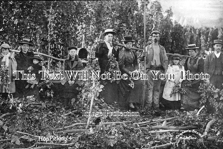 KE 1536 - Hop Picking Group, Kent