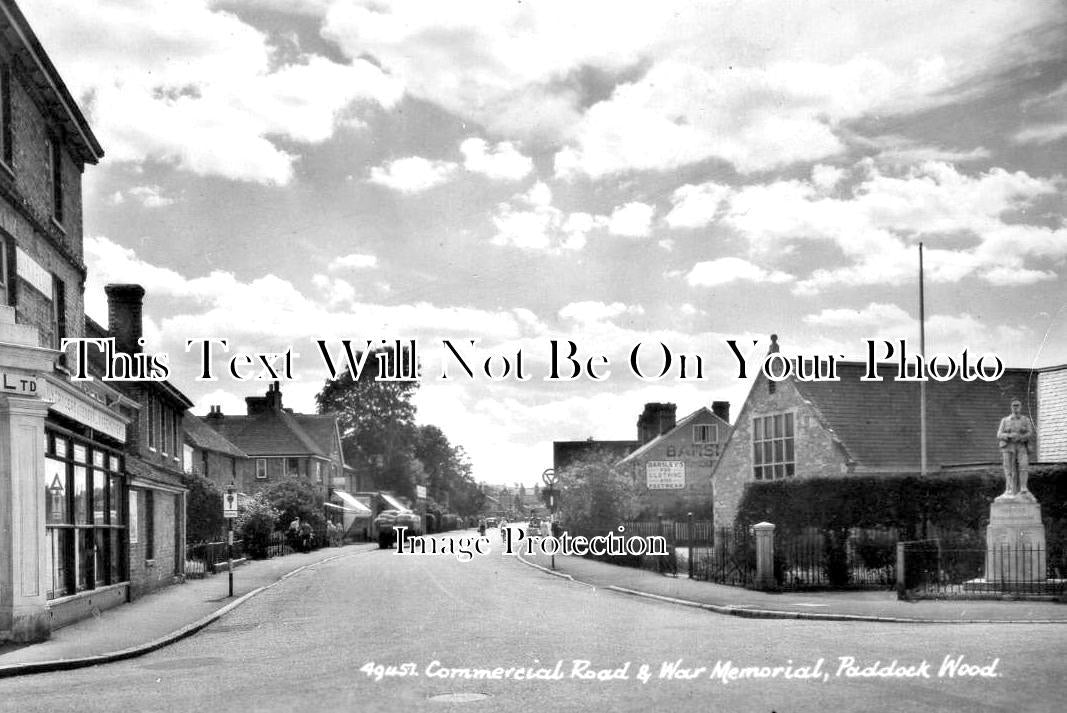 KE 1741 - Commercial Road & War Memorial, Paddock Wood, Kent