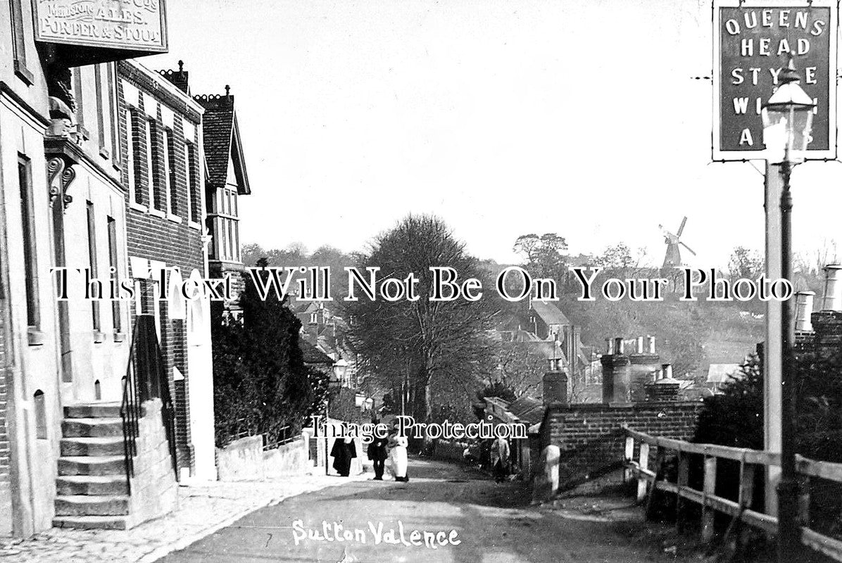 KE 1818 - The Queens Head & Windmill, Sutton Valence, Kent
