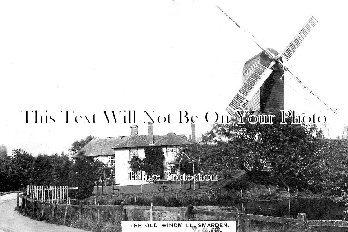 KE 1836 - Smarden Windmill, Mill, Kent c1910