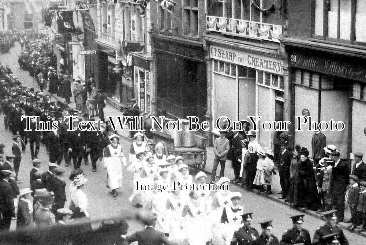 KE 1916 - George V Coronation Celebration Parade, Folkestone, Kent 1911